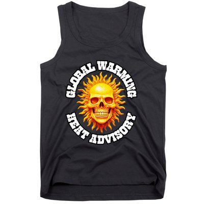 Heat Advisory Funny Global Warming Meme Tank Top