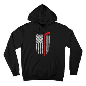 Hockey American Flag Hockey Hoodie