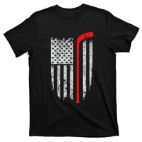 Hockey American Flag Hockey T-Shirt