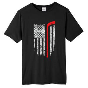 Hockey American Flag Hockey Tall Fusion ChromaSoft Performance T-Shirt