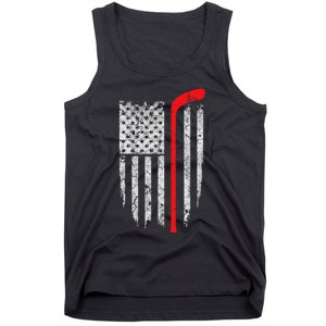 Hockey American Flag Hockey Tank Top