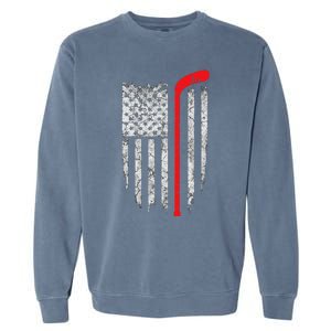 Hockey American Flag Hockey Garment-Dyed Sweatshirt