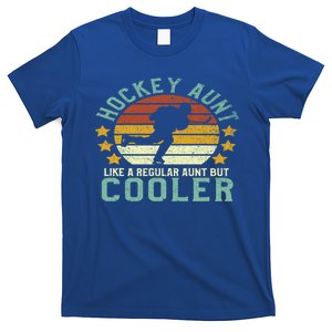 Hockey Aunt Funny Female Ice Hockey Player And Fan Gift T-Shirt