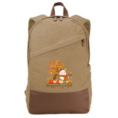Had A Great Fall Thanksgiving Autumn Cotton Canvas Backpack