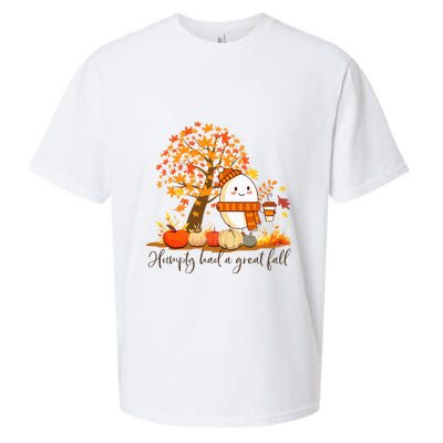 Had A Great Fall Thanksgiving Autumn Sueded Cloud Jersey T-Shirt