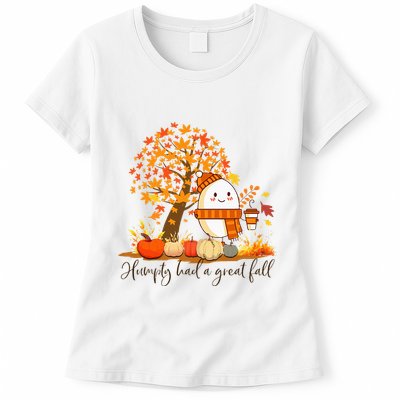 Had A Great Fall Thanksgiving Autumn Womens T-Shirt
