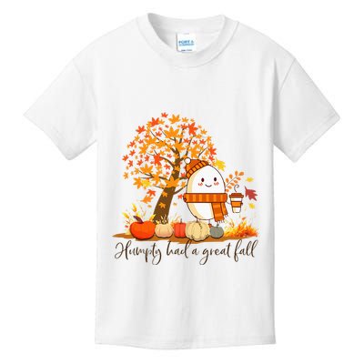 Had A Great Fall Thanksgiving Autumn Kids T-Shirt