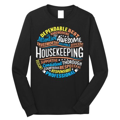 Housekeeping Appreciation Gifts Environmental Services Week Long Sleeve Shirt