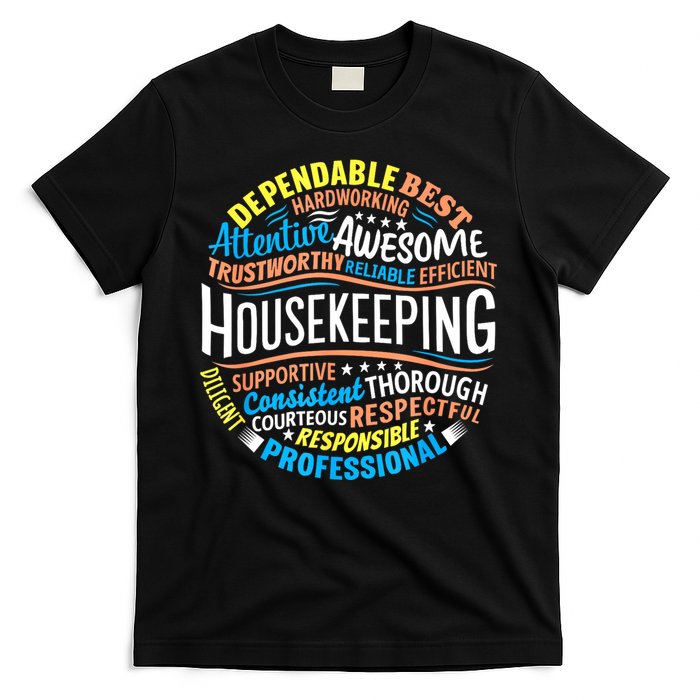 Housekeeping Appreciation Gifts Environmental Services Week T-Shirt