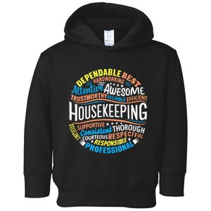 Housekeeping Appreciation Gifts Environmental Services Week Toddler Hoodie