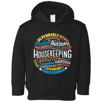 Housekeeping Appreciation Gifts Environmental Services Week Toddler Hoodie