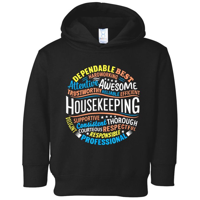 Housekeeping Appreciation Gifts Environmental Services Week Toddler Hoodie