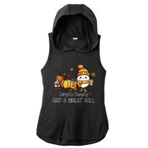 Had A Great Fall Egg Thanksgiving Autumn Ladies PosiCharge Tri-Blend Wicking Draft Hoodie Tank