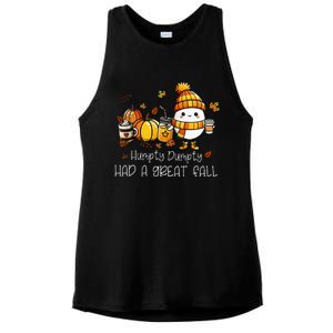 Had A Great Fall Egg Thanksgiving Autumn Ladies PosiCharge Tri-Blend Wicking Tank