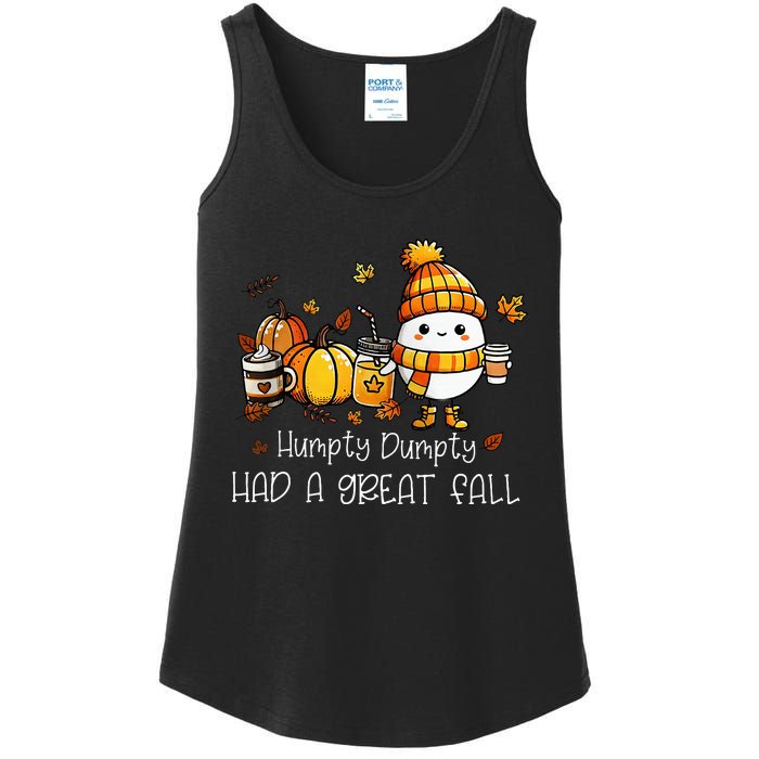 Had A Great Fall Egg Thanksgiving Autumn Ladies Essential Tank