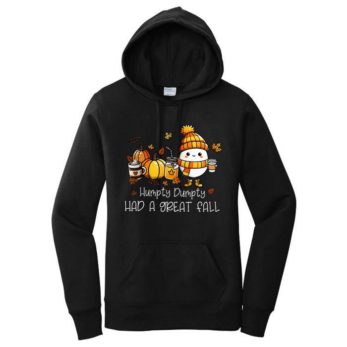 Had A Great Fall Egg Thanksgiving Autumn Women's Pullover Hoodie