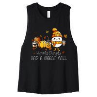 Had A Great Fall Egg Thanksgiving Autumn Women's Racerback Cropped Tank