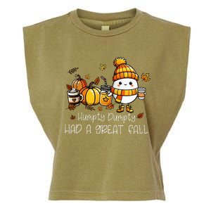 Had A Great Fall Egg Thanksgiving Autumn Garment-Dyed Women's Muscle Tee