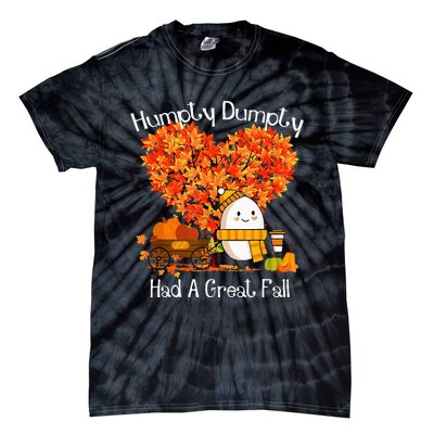 Had A Great Fall Autumn Leaves Thanksgiving Tie-Dye T-Shirt