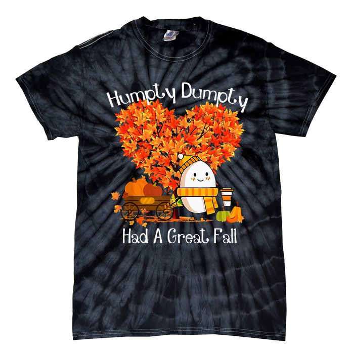 Had A Great Fall Autumn Leaves Thanksgiving Tie-Dye T-Shirt