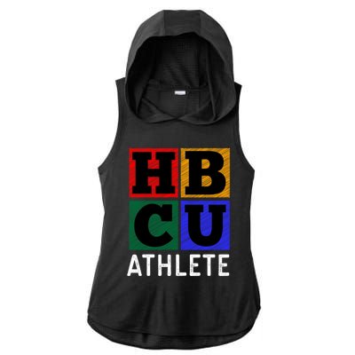 Hbcu Athlete Gift Ladies PosiCharge Tri-Blend Wicking Draft Hoodie Tank