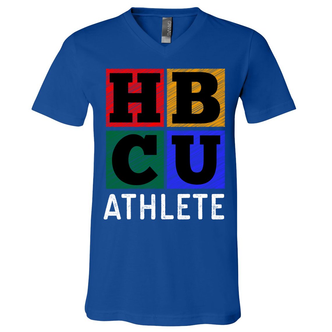 Hbcu Athlete Gift V-Neck T-Shirt