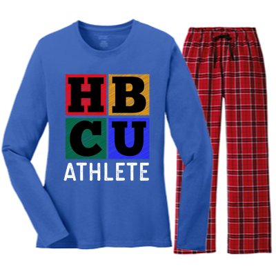 Hbcu Athlete Gift Women's Long Sleeve Flannel Pajama Set 