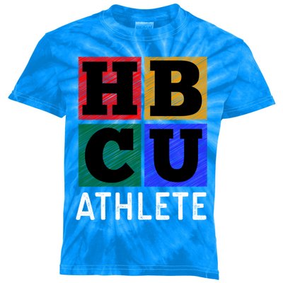 Hbcu Athlete Gift Kids Tie-Dye T-Shirt