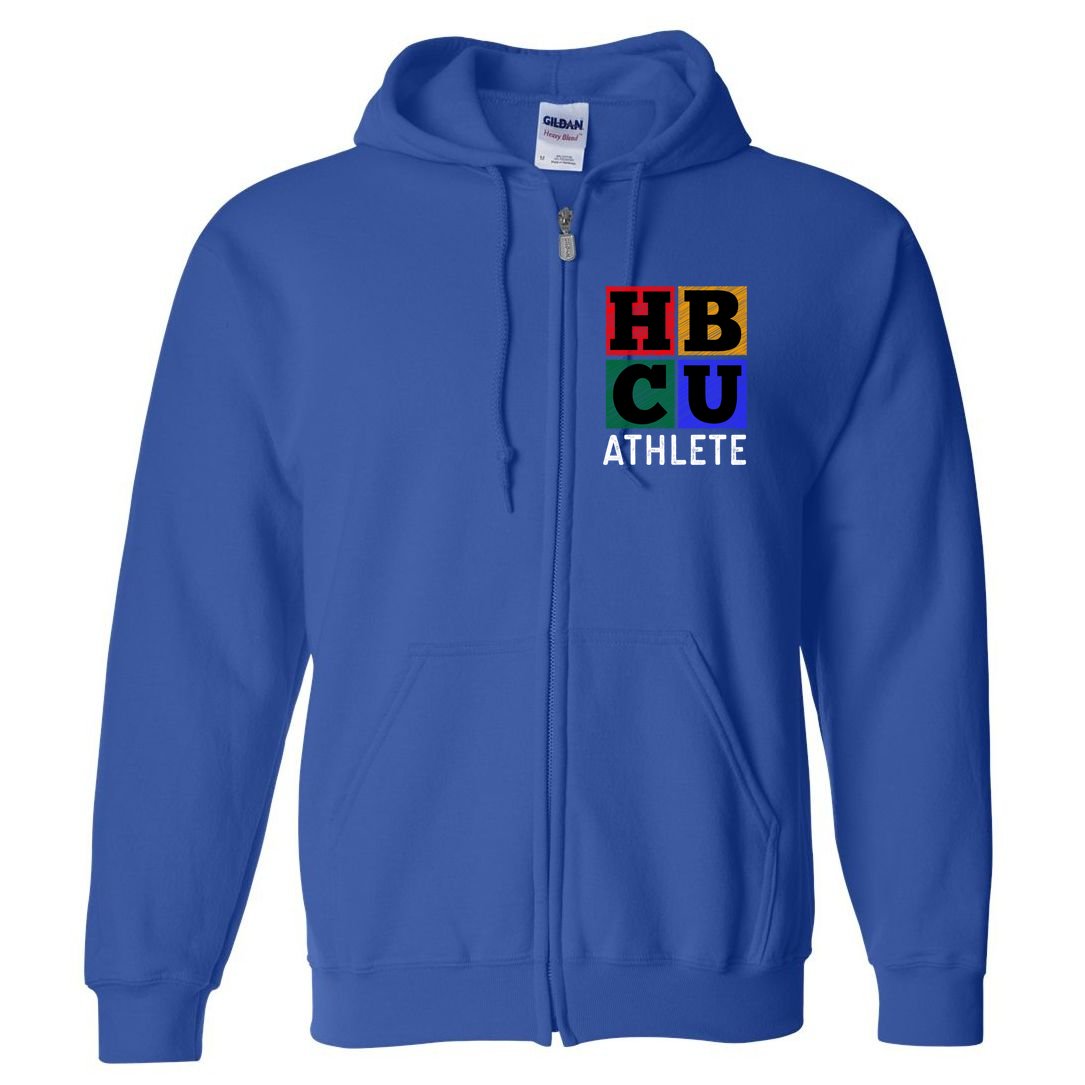 Hbcu Athlete Gift Full Zip Hoodie
