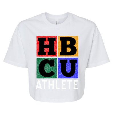 Hbcu Athlete Gift Bella+Canvas Jersey Crop Tee