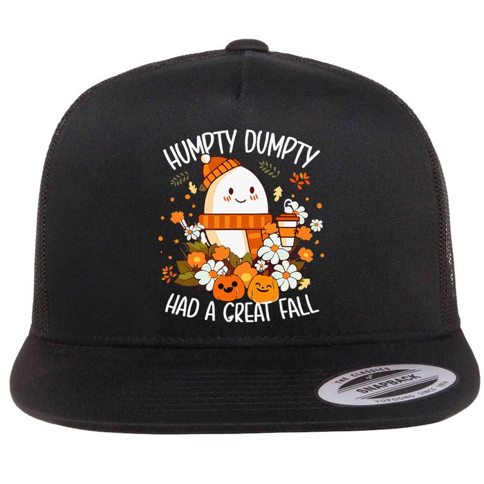 Had A Great Fall Happy Fall Yall Autumn Gifts Flat Bill Trucker Hat