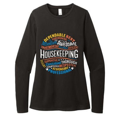 Housekeeping Appreciation Gifts Environmental Services Week Womens CVC Long Sleeve Shirt