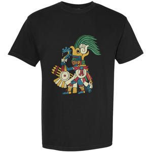 Huitzilopochtli Aztec God Aztec Mythology Mayan Sun War God Garment-Dyed Heavyweight T-Shirt