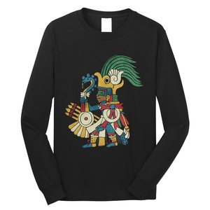 Huitzilopochtli Aztec God Aztec Mythology Mayan Sun War God Long Sleeve Shirt