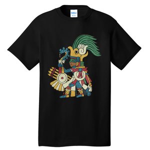 Huitzilopochtli Aztec God Aztec Mythology Mayan Sun War God Tall T-Shirt