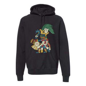 Huitzilopochtli Aztec God Aztec Mythology Mayan Sun War God Premium Hoodie