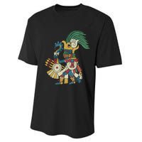 Huitzilopochtli Aztec God Aztec Mythology Mayan Sun War God Performance Sprint T-Shirt