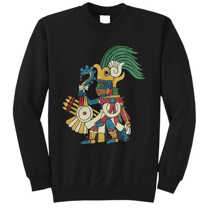 Huitzilopochtli Aztec God Aztec Mythology Mayan Sun War God Tall Sweatshirt