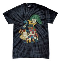 Huitzilopochtli Aztec God Aztec Mythology Mayan Sun War God Tie-Dye T-Shirt