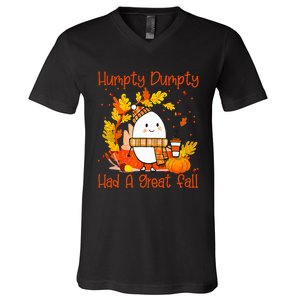 Had A Great Fall Happy Fall Yall Thanksgiving V-Neck T-Shirt