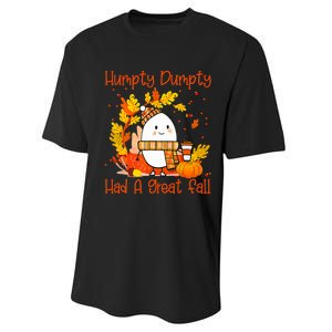 Had A Great Fall Happy Fall Yall Thanksgiving Performance Sprint T-Shirt