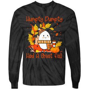 Had A Great Fall Happy Fall Yall Thanksgiving Tie-Dye Long Sleeve Shirt