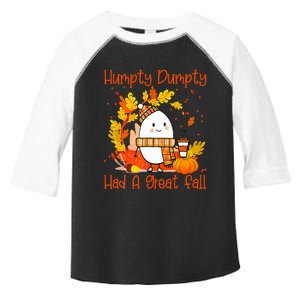 Had A Great Fall Happy Fall Yall Thanksgiving Toddler Fine Jersey T-Shirt