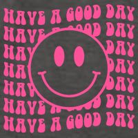 Have A Good Day Retro Smile Face Happy Face Preppy Aesthetic Vector Backpack