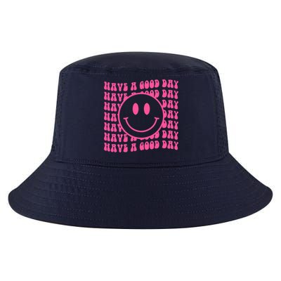 Have A Good Day Retro Smile Face Happy Face Preppy Aesthetic Cool Comfort Performance Bucket Hat