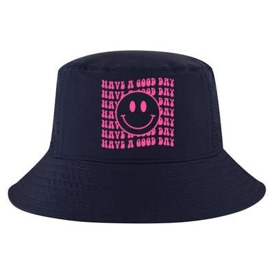 Have A Good Day Retro Smile Face Happy Face Preppy Aesthetic Cool Comfort Performance Bucket Hat