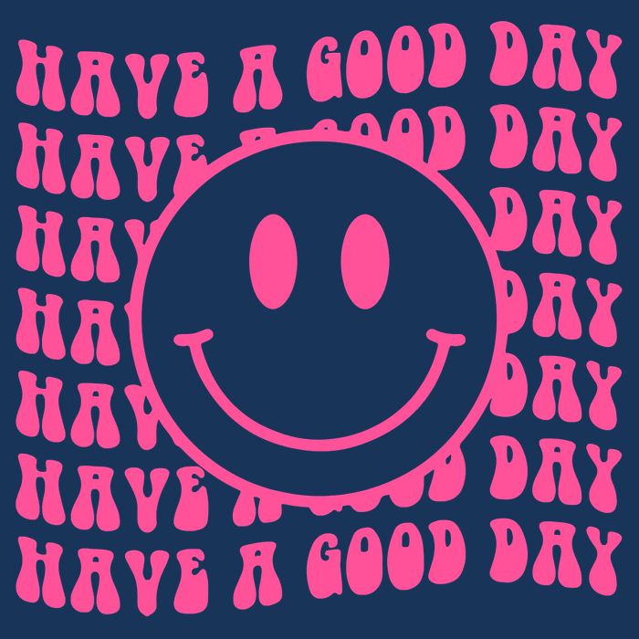Have A Good Day Retro Smile Face Happy Face Preppy Aesthetic 16 in Basic Backpack