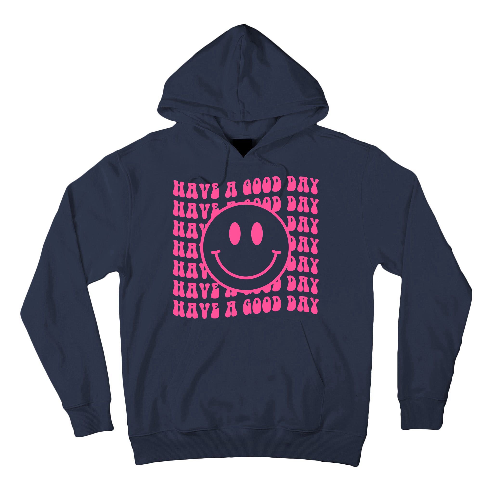 Have A Good Day Retro Smile Face Happy Face Preppy Aesthetic Tall Hoodie