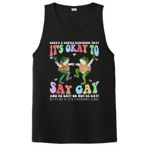 HereS A Gentle Reminder That ItS Okay To Say Lgbt Gift PosiCharge Competitor Tank