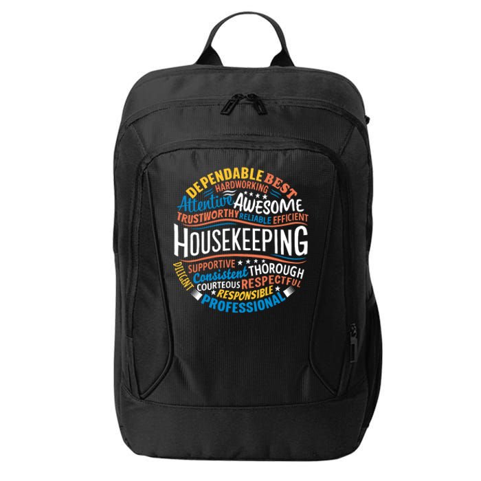 Housekeeping Appreciation Gifts Environmental Services Week City Backpack